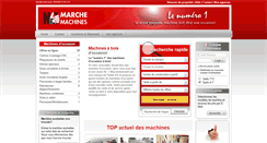 Desktop Screenshot of occasion-machines-bois.fr