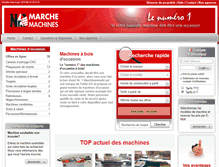 Tablet Screenshot of occasion-machines-bois.fr